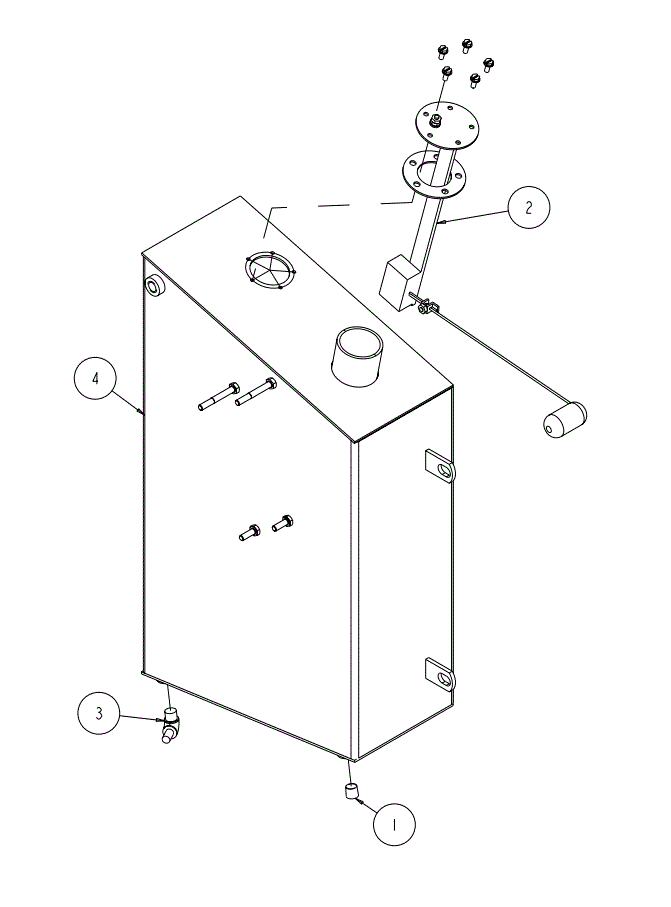 Section 15 Diagram and Parts List for MK-4020KB 167420-20 MK Diamond Concrete Saw